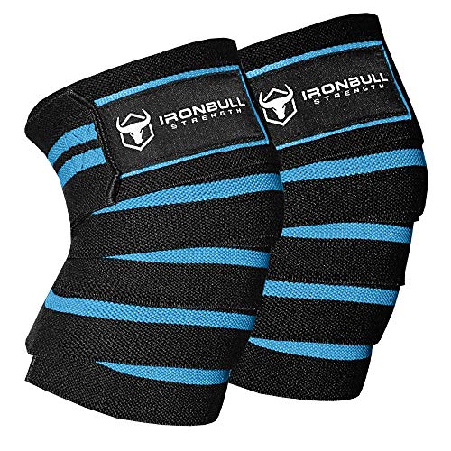 Knee Wraps (1 Pair) 80" Elastic Knee and Elbow Support & Compression