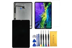 AOHCKAY LCD Screen Display Assembly Touch Digitizer Replacement for iPad Pro 11" 2nd Gen 1st Gen 2018 A1980 A2013 A1934 A1979 2020 A2068 A2228 A2230 A2231 with Adhesive