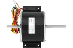 KNOCOKIE 3315332.005, Fan Motor 3315332.005 Replacement genteq F48AF70A61 Fan Motor, Compatible with Dometic Brisk Air II, OEM Replacement for Dometic 3315332.005-1/5 HP, 3-Speed,