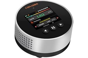 CHNADKS Upgraded Portable Radon Detector, Audible & Visual Alarm, LCD Color Display, Long-Term Radon Concentration Monitoring for Home Basement, pCi/L or Bq/m³