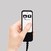 Richmat Adjustable Bed Remote Control Replacement Part HJH5, 5 Pin Wired, 2 Button Control, for Head Section Recline Only