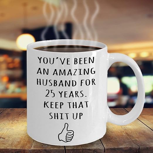 25th anniversary gifts for him amazon
