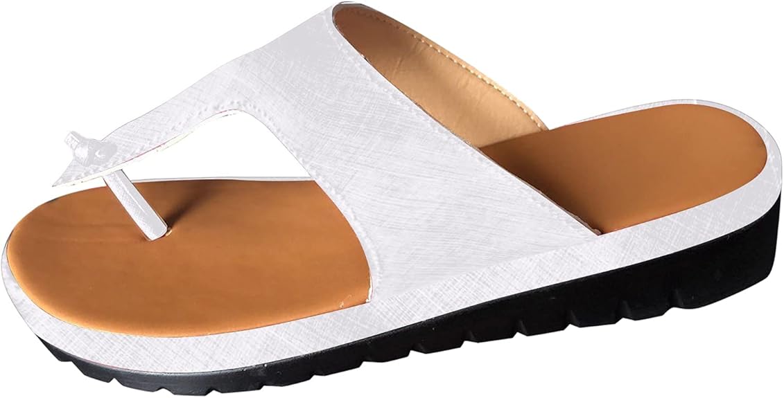 Amazon.com: Nvtuuer T Strap Sandals for Women with Orthotic Arch Support Thong Style Gladiator 