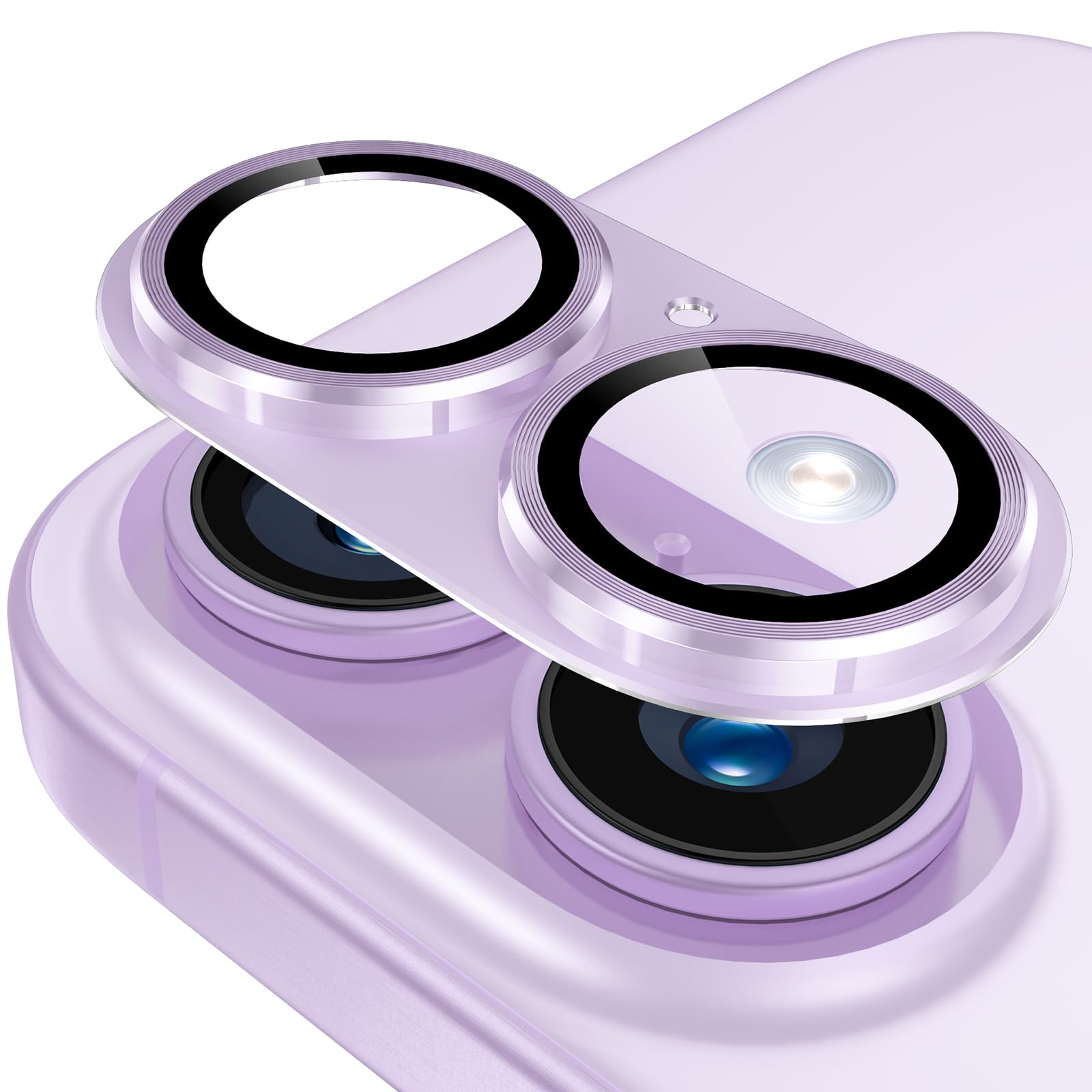 Woxuyee カメラフイルム iPhone 17 用 カメラ保護 全面保護 9H強化ガラス アルミ合金 アイフォン17 レンズカバー 耐衝撃 フラッシュ