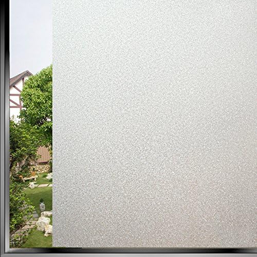 Window Film,3D Privacy Window Stikers No-glue Self Static Glass Cling for Home Bedroom Bathroom Kitchen and Living Room (35.4x78.7 inch)