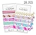 Geefuun Unicorn Hair Ties Valentine's Day Party Favors Birthday Gifts Supplies - Girls Elastic Ponytail Holders Decorations