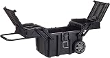 Keter Black Horizontal Tool Box Trolley with Wheels and Handle 65cm view 5