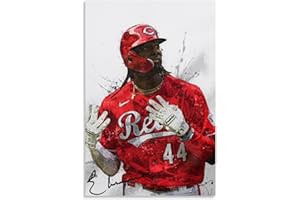 MOBYAT Elly De La Cruz Signed Poster Decorative Painting Canvas Wall Art Living Room Aesthetic Posters For Boys Bedroom Teens Room. Unframe-style, 16x24inch(40x60cm)