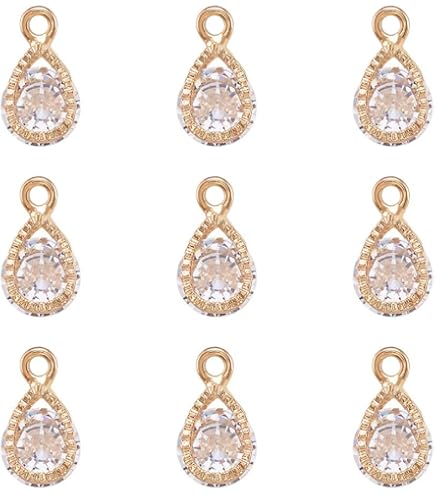 COGCHARGER Pendentifs à Breloques En Forme De Pieds En Laiton Avec