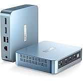 PELADN Mini PC,WI-6 Mini Computers with Intel 12th N100 Processor (Up to 3.4GHz), 16GB DDR4 RAM, 512GB 2280 M.2 SSD, 4K@60Hz/