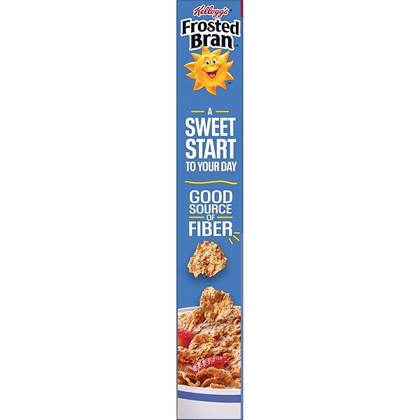 KELLOGG’S FROSTED BRAN BREAKFAST CEREAL, FIBER CEREAL, FAMILY BREAKFAST, ORIGINAL, 12.7OZ BOX (1 BOX)