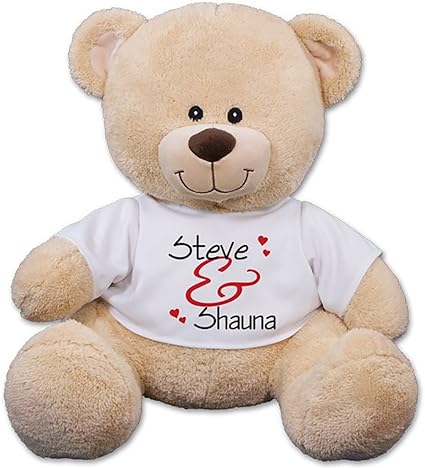 Amazon.com: Oso de peluche, para parejas personalizadas, romántico, regalo de San Valentín para novia, regalo de pareja: Toys \u0026 Games