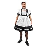 Male Maid Cosplay Dress Suit Maid Big Hemline