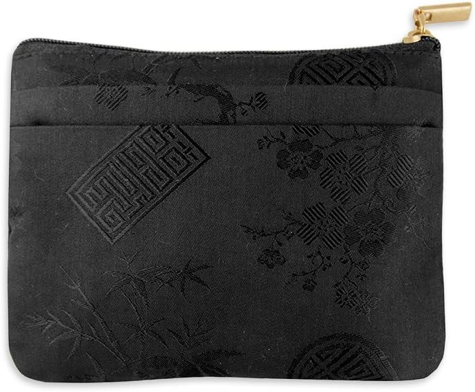Zip Wallet - Silk Jacquard