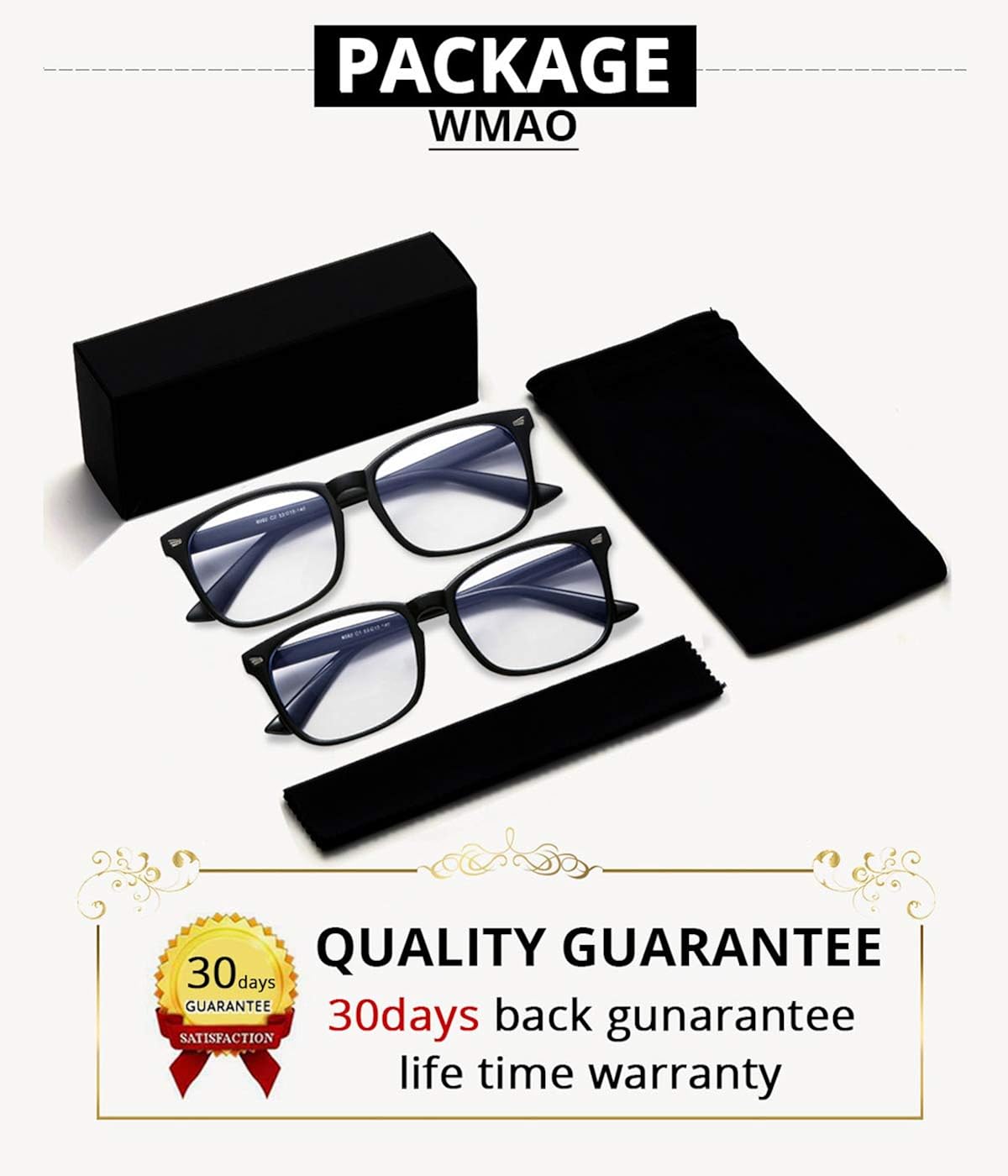 Blue Light Blocking Glasses Square Nerd Eyeglasses Frame Anti Blue Ray Computer Glasses Non Prescription (Leopard+Black+Transparent+Clear Pink): Clothing