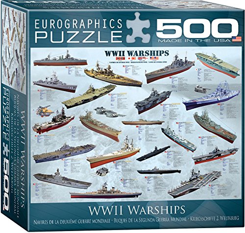 World War II Warships Puzzle, 500-Piece