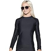 Tuga Women's Rash Guard, UPF 50+ Sun Protection Swim Shirt, Made in USA