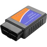 YAODHAOD OBD2 Scanner Bluetooth for iPhone iOS Android Windows Wireless Car Diagnostic Scan Tool, ELM327 OBDII Fault Diagnostic Code Reader, Check Engine Light Reset, Live Data (Bluetooth)