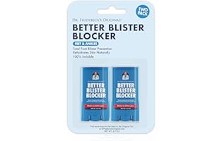 Dr. Frederick's Original Better Blister Blocker - 2 Sticks (0.9 oz) - Doctor-Developed Anti-Chafing Stick for Blister Prevention – Sweat-Resistant, Non-Greasy Balm for Feet, Thighs, Bra Lines & More