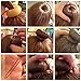 QY 3PCS Hair Mesh Chignon Donut To Make Hair Bun Best Age Reducing Solution, Small Medium And Large Size, Light Beige Color