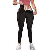 KUMAYES Sauna Leggings for Women Sweat Pants High Waist Compression Slimming Hot Thermo Workout Training Capris Body Shaper