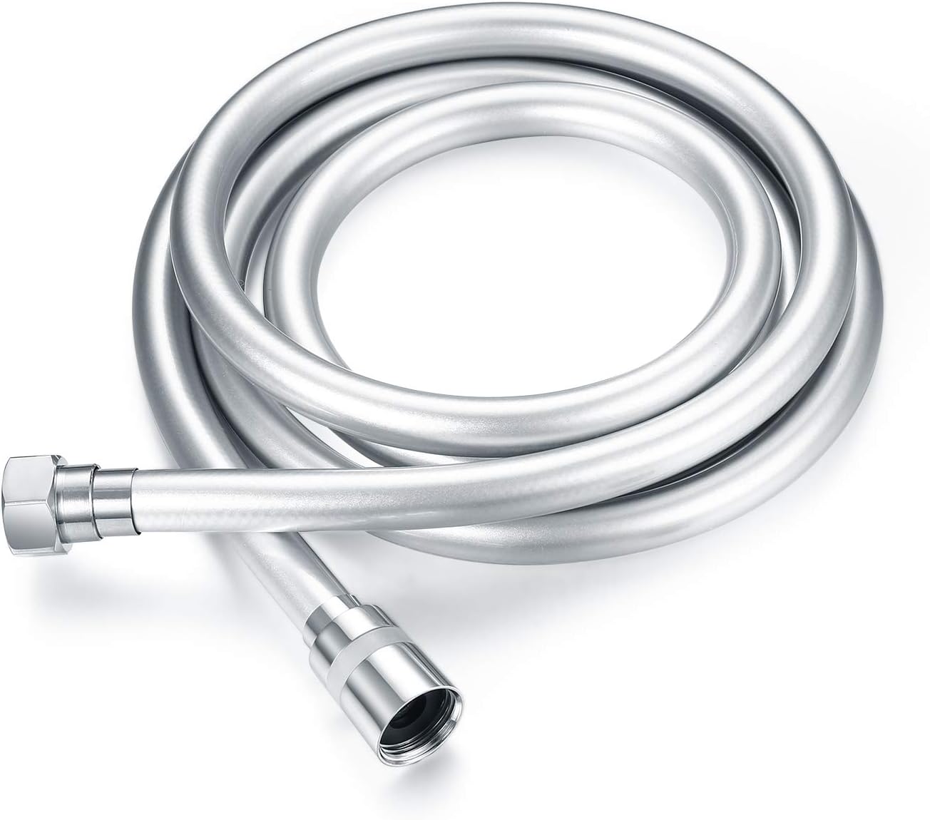 Smooth Shower Hose, 1.8M/70 Inch, PVC Copper Core, Universal Replacement, Anti-Winding, Anti-Kinking and Leakage