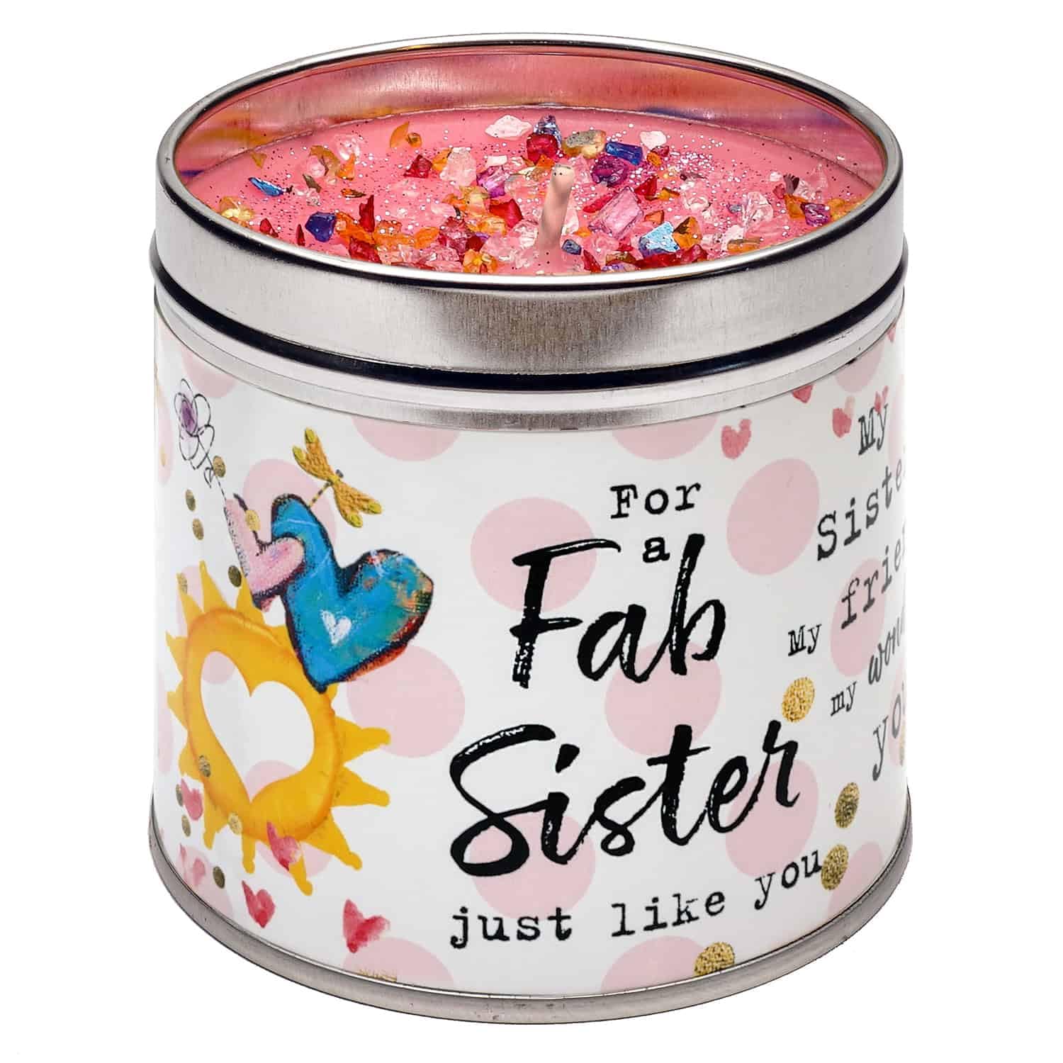 Best Kept Secrets Fab Sister Tin Candle