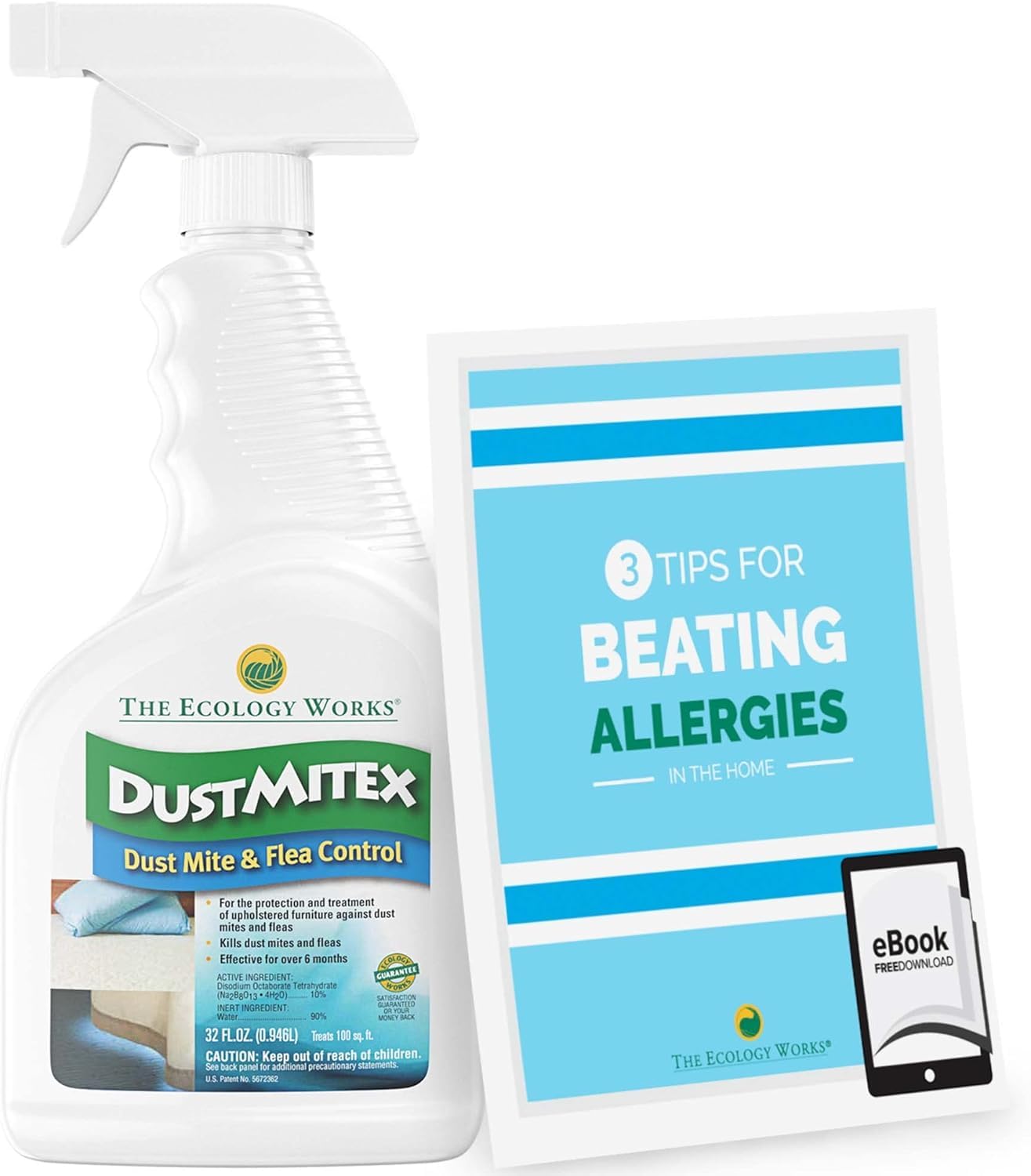 Photo 1 of DustmiteX Spray - Allergy & Asthma Relief - Removes Dust Mites from Home, Bed, Pet Bedding & Furniture