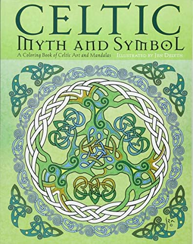 Celtic Myth & Symbol: A Coloring Book of Celtic Art and Mandalas