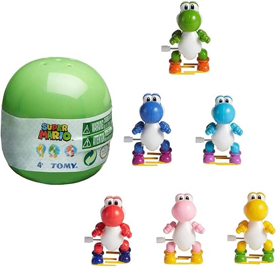 Super Mario Yoshi Mystery Mini WindUp Figure One Random Amazon.co