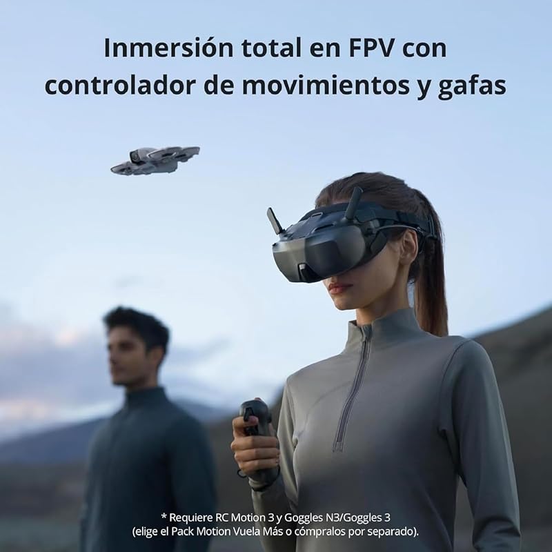 Pack DJI Neo Vuela Más, dron mini con cámara 4K UHD para adultos