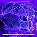 Colonel Pickles Novelties Spider Web Stretchy Fake Webs Halloween Decorations – Covers 850 Sq. Ft - with 20 Plastic Spiders