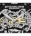 Stuhrling Original Men's 574.02 Executive II Automatic Skeleton Black Leather Band Watch
