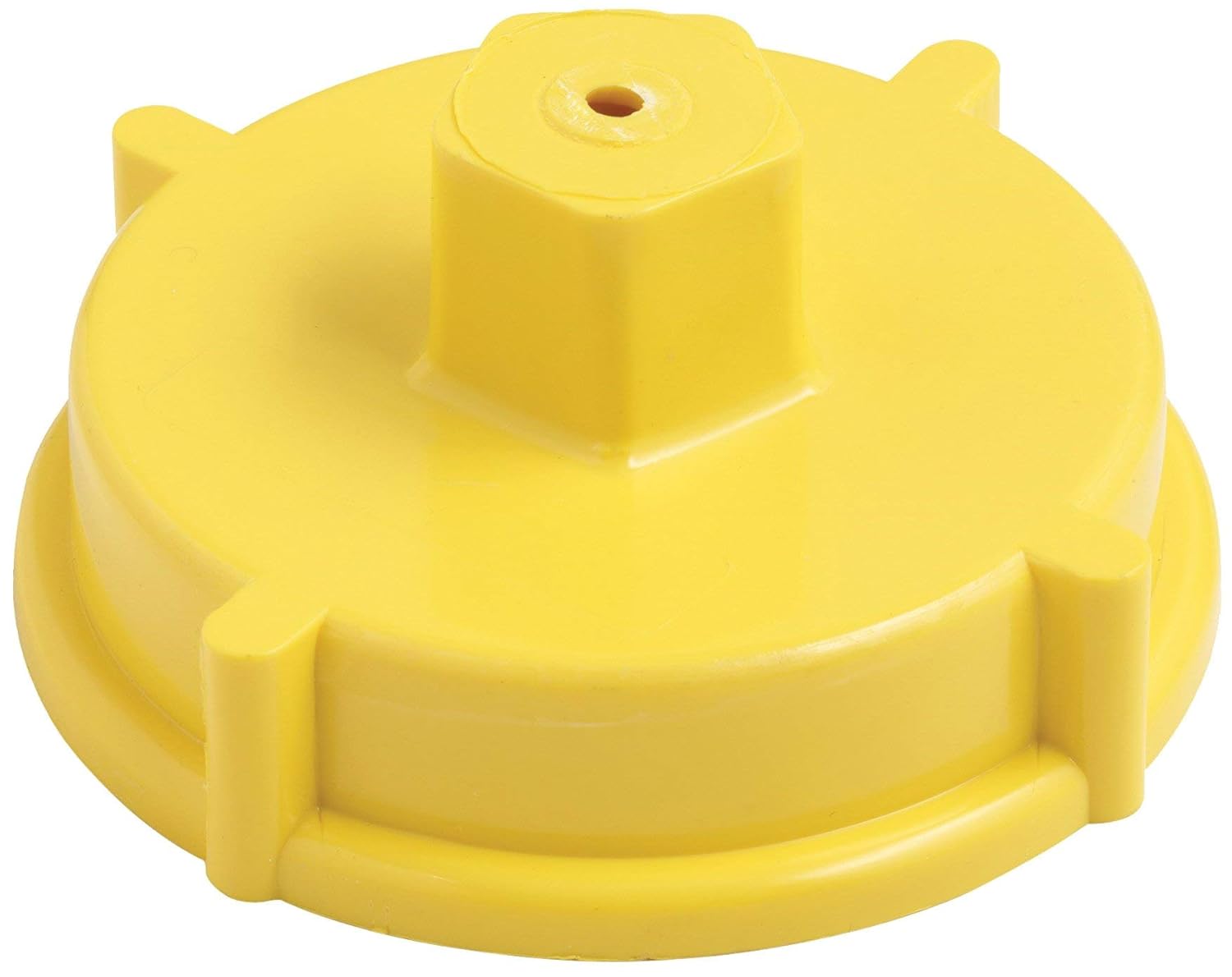 Dixon 4" NST CAP WITH WEEP HOLE YELLOW ABS THERMOPLASTIC, NO CHN (PFCW400F-Y)