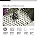 Houzer Glowtone Stainless Steel Kitchen Sink: 25 Inch Drop-in Topmount 4-Hole Single Bowl with Strainer, Durable & Versatile, Essential for Home & Apartment: 2522-9BS4-1