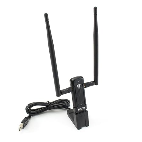ALFA Network AWUS036AC – USB-Adapter, Antenne 5 dBi, Dual-Band, WLAN