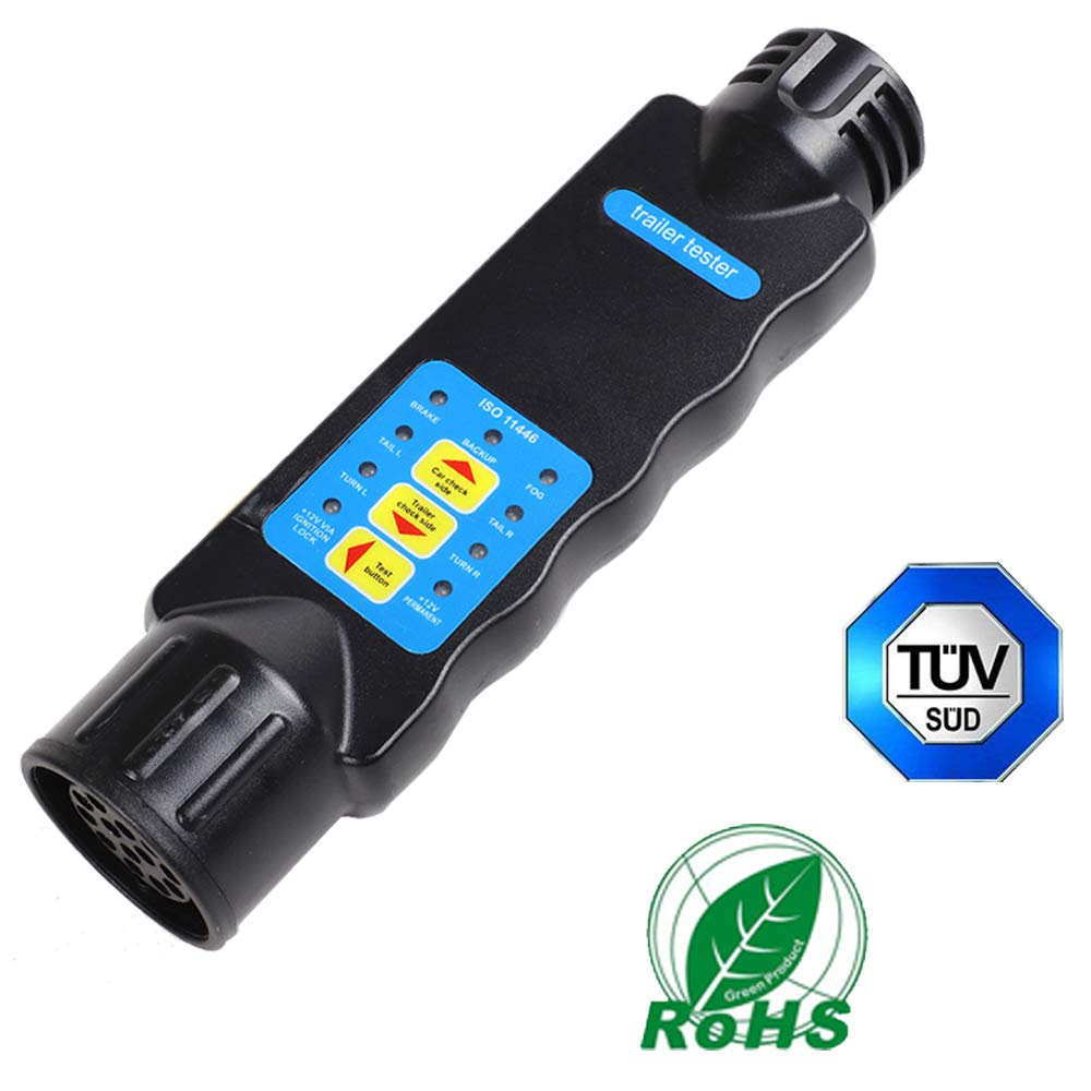 Tester Per Presa Di Corrente Per Rimorchio Da 12 V, Test Di Cablaggio