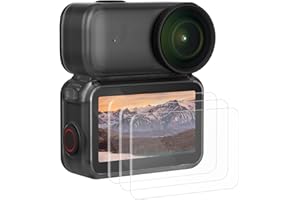 SmallRig 3 Pack Tempered Glass Screen Protector for DJI Osmo Nano, Action Camera Accessories, Ultra-Thin and Hard, with Clean