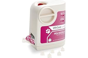 UltiCare VetRx UltiGuard Safe Pack Pet Pen Needles and Sharps Container 12.7mm (1/2”) 29G 100ct