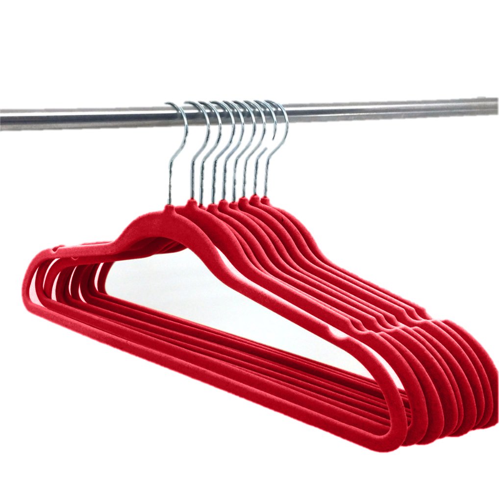 Deluxe Designer Non Slip Heavy Duty Velvet Hangers