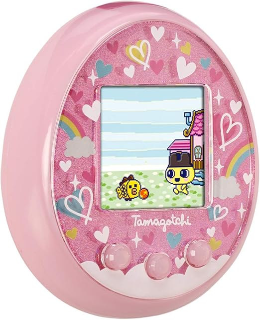 tamagotchi on pink