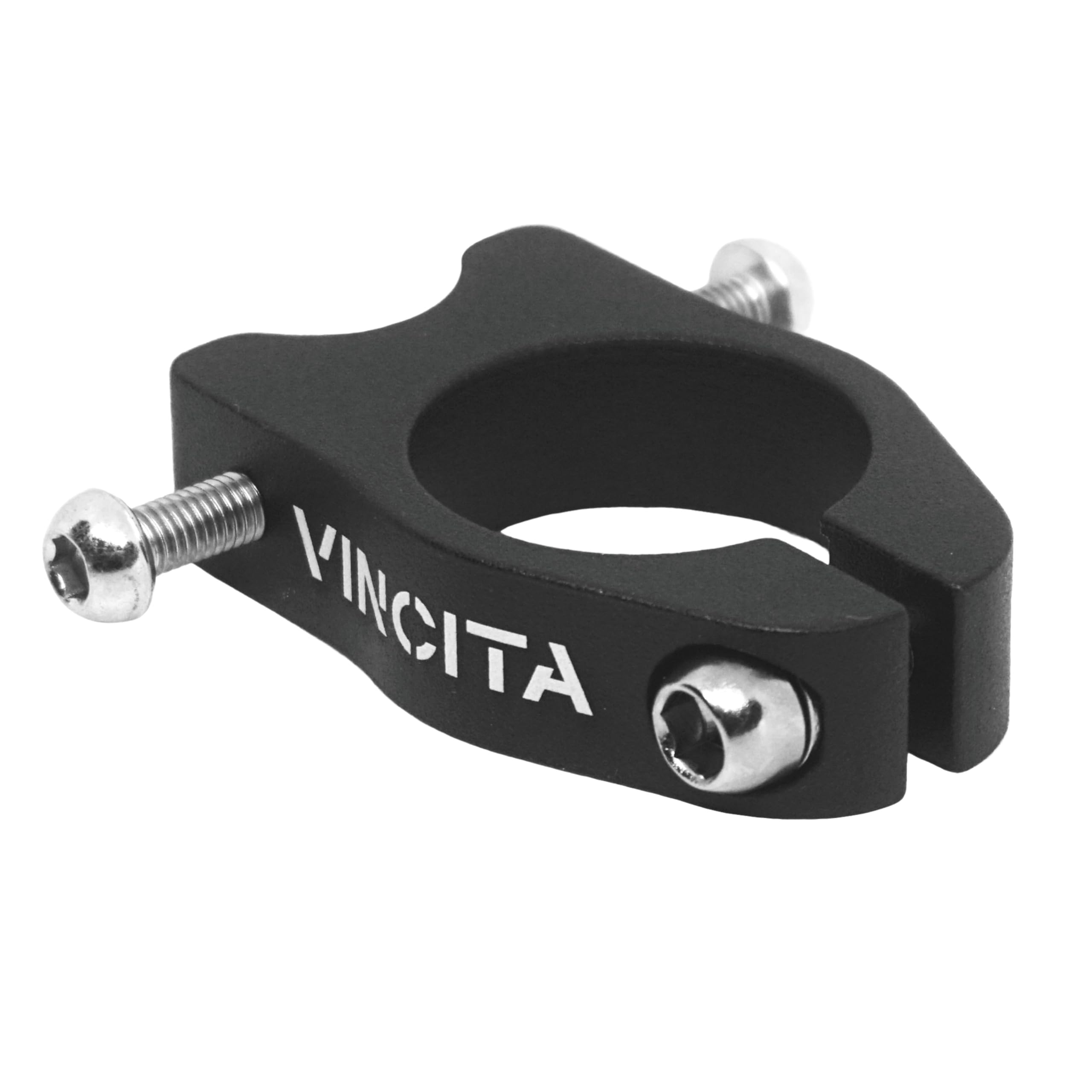 Vincita Rack Mount Seatpost Clamp - for Bike Without Rear Carrier- Suitable with Seatpost Diameter 31.8 mm (Seatpost Tube 34.9 mm) - Lightweight -Mountain, Road, Folding Bicycle.