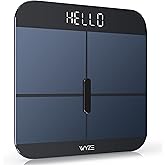 WYZE Smart Scale X for Body Weight, Digital Bathroom Scale for BMI, Body Fat, Water and Muscle, Heart Rate Monitor, Body Comp
