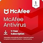 McAfee Antivirus 1-Device | Real-Time PC Protection from New and Evolving Threats | AntiVirus Software 2026 for Windows PC | 1-Year Subscription with Auto-Renewal | Download