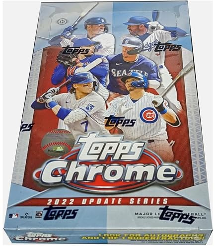 Amazon.com: 2022 Topps Chrome Black Baseball Hobby Box (1 Pack/4
