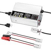 58.4V 10A LiFePO4 Battery Charger 48V(51.2V) 10A Rechargeable Charger with Multiple Safety Protections for 48V Lithium Iron Phosphate Battery