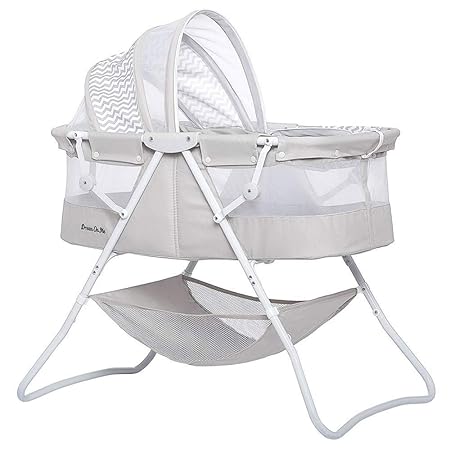 dream on me bassinet grey