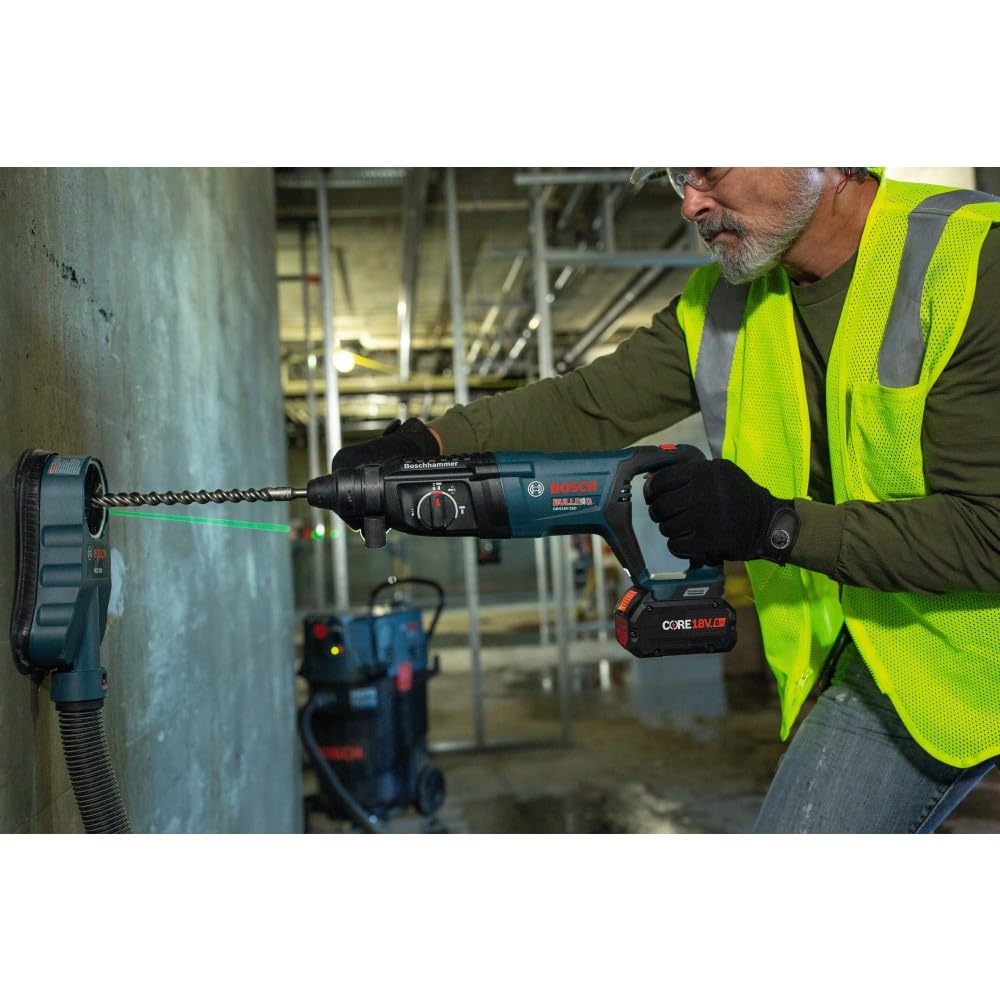 Bosch GBH18V-26DN 18V EC Brushless SDS-plus Bulldog? 1 In. Rotary Hammer (Bare Tool)