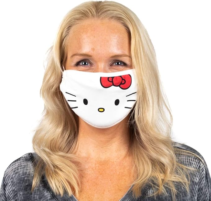 Hello Kitty 3pk Reusable Cloth Face Masks Clothing