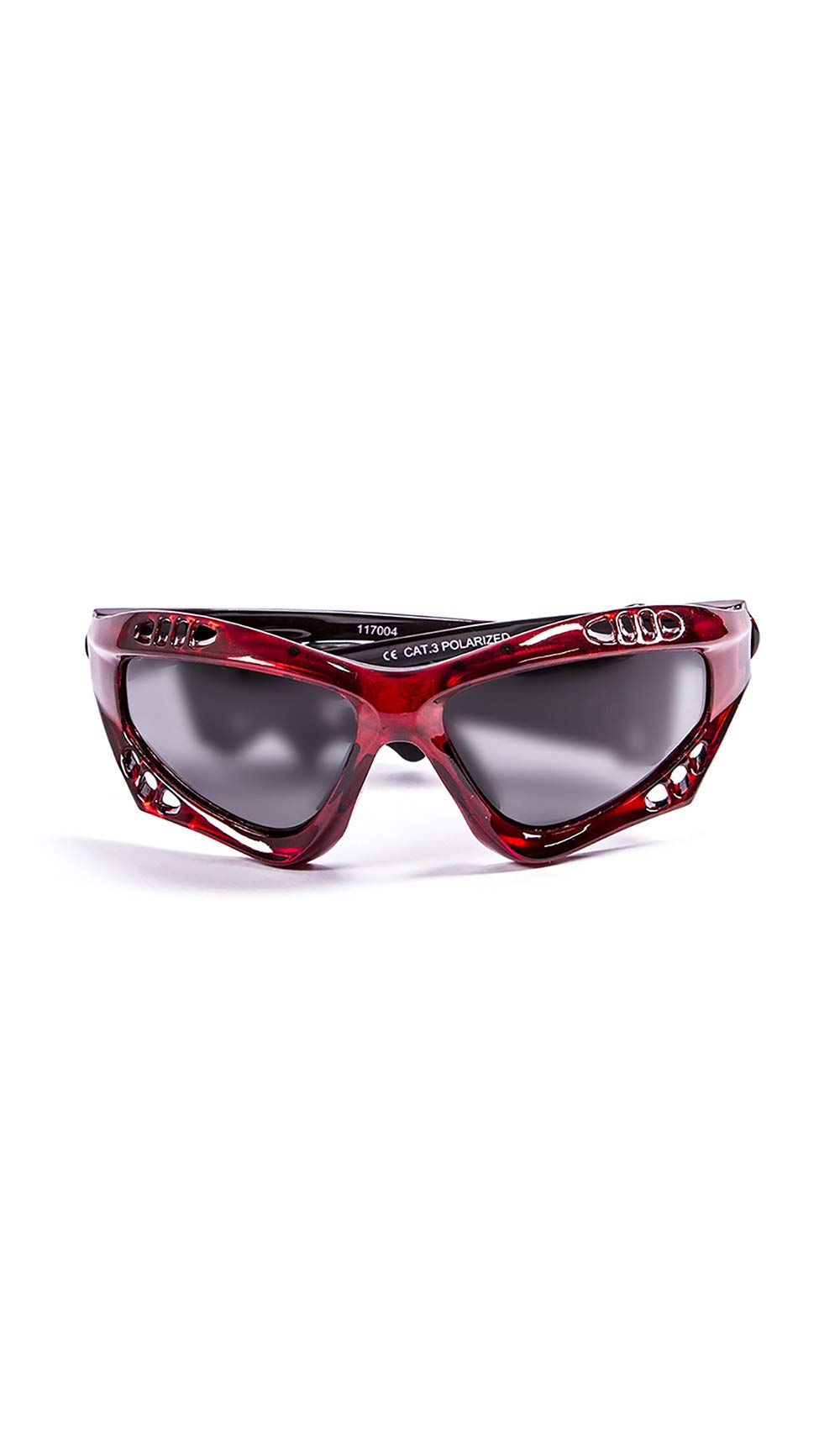 OceanGlasses - Australia - Polarized Sunglasses - Frame : Transparent Red - Lens: Smoked (11700.4)